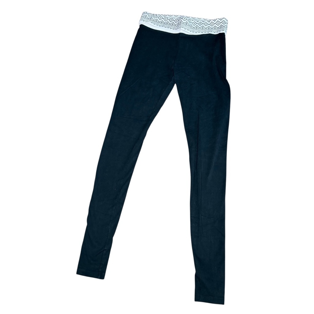 Victoria's Secret legging yoga pants black foldover waist Small